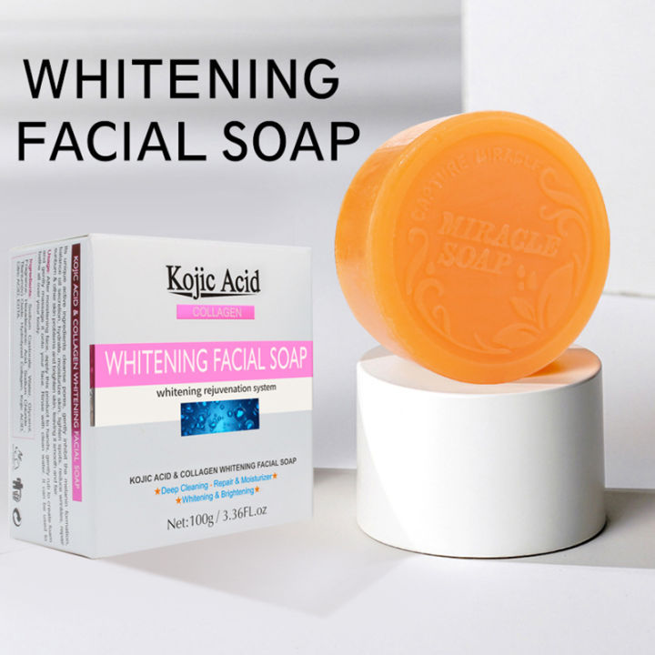 GUANJING%20Kojic%20Acid%20Whitening%20Soap%20-%20Deep%20Cleansing%20Facial%20&%20Body%20-%20100g%20-%20Image%202