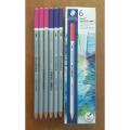 Histo Pencil Medical Pencil Histology Pencil Histo Pencil H and E PencilFor Medical Students Staedtler (Pair 2pcs pink and purple). 