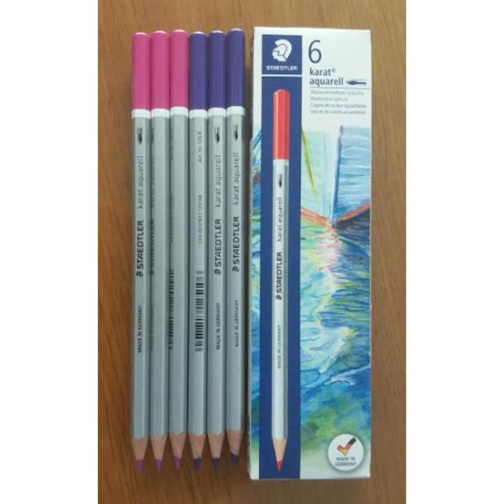 Histo Pencil Medical Pencil Histology Pencil Histo Pencil H and E PencilFor Medical Students Staedtler (Pair 2pcs pink and purple)