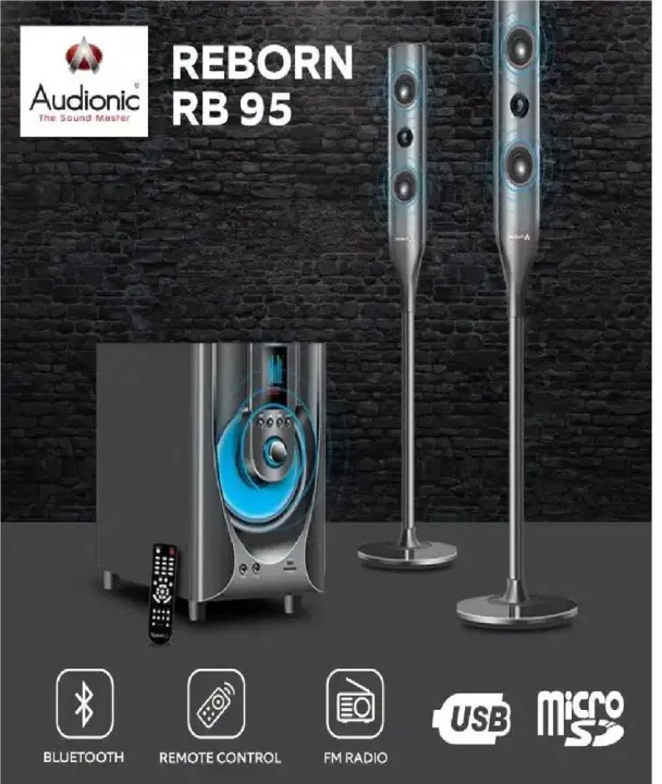 Audionic R&b 115 AUDIONIC REBORN RB-95 HOME THEATER SPEAKER | Daraz.pk