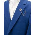 Stylish Trendy Brooch Lapel Pin For Men Marine For Shirt Jacket Coat Wedding Party Jewellery Gift. 