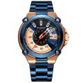 CURREN 8361 Quartz Movement Chronograph Date Display Watch Luminous Wristwatch With Stainless Steel Strap For Men. 