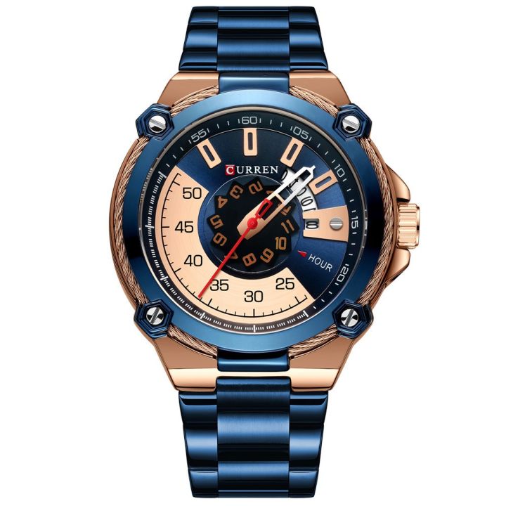 CURREN%208361%20Quartz%20Movement%20Chronograph%20Date%20Display%20Watch%20Luminous%20Wristwatch%20With%20Stainless%20Steel%20Strap%20For%20Men%20-%20Image%203