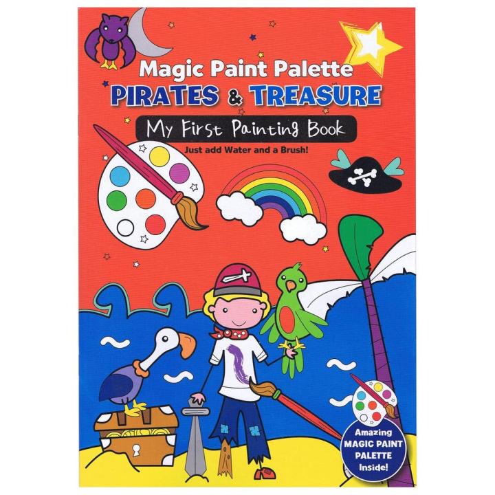 Liberty Books | Magic Paint Palette: Pirates & Treasure by Unknown (100% Original)