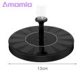 Floating Fountain Outdoor Solar Fountain with Light for Bird Bath Easy Install Auto On/off High Efficiency Water Pump for Garden Decor. 