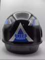 Uneed Bike Helmet unbreakable - Black - Transparent Visor - Motorcycle Helmet - Motorbike Helmet. 
