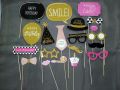 Pack of 15  Happy Birthday PhotoProp - Party Booth Photo Prop. 