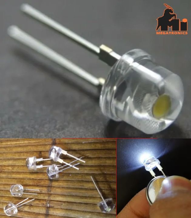 10pcs%20F8%208mm%200.5W%20Straw%20hat%20LED%20White%20Super%20bright%20LED%20lamp%20light%20torch%20Transparent%20Wide%20Angle%20Lamp%20Strawhat%20LED%20-%20Image%202