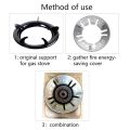 Gas stove Cover Gas Saving Cover Silver Stove Protector Fireproof Stove Ring Energy Saving Stove Ring. 