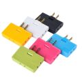 YOGA 2-prong Rotatable Socket Converter 180 Degree Extension Plug Adapter Foldable US Plug Adapter 3 Way Wall Outlet Extender. 