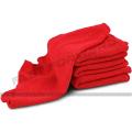 Shop Towels 100% Cotton Reusable Commercial Grade 13 x 13 Inches (Red, 100) By Fast Forward. 
