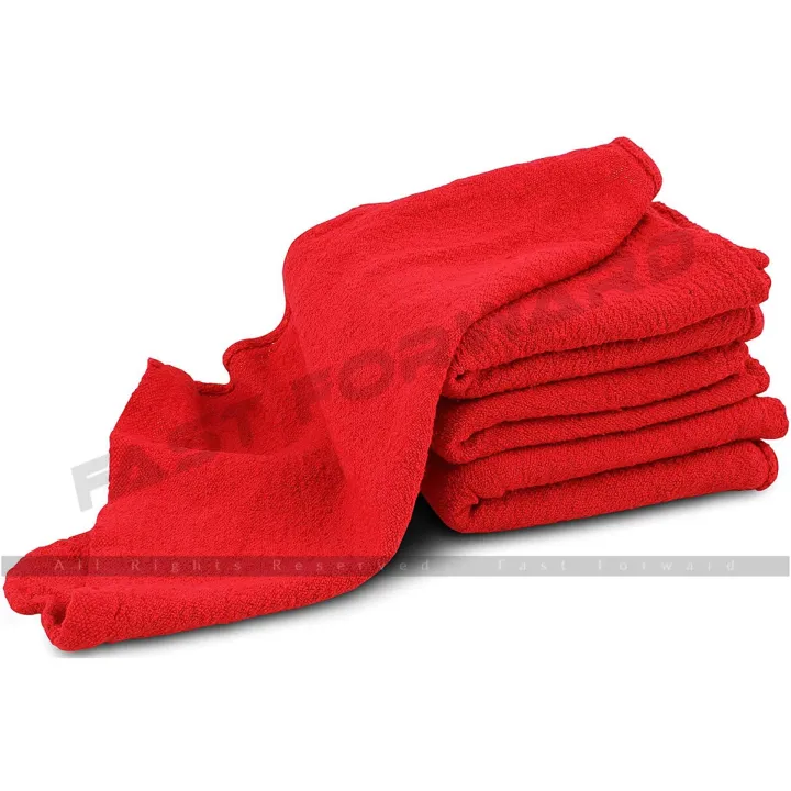 Shop%20Towels%20100%25%20Cotton%20Reusable%20Commercial%20Grade%2013%20x%2013%20Inches%20(Red,%20100)%20By%20Fast%20Forward%20-%20Image%205