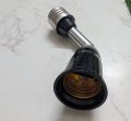 360° Adjustable Bulb Holder Extension E27 Socket Adapter – Flexible Light Angle Converter for Home & Shop Lighting. 