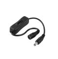 DC Male to Female Power Switch Cable Connector 30cm. 