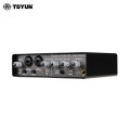 Teyun Q22-Q24 2i2 2 Channel USB Audio Interface, Sound Card for the Guitarist, Vocalist, Podcaster or Producer — High-Fidelity, Studio Quality Recording, and All the Software You Need to Record. 
