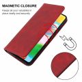 For Samsung Galaxy A41 EU Version Magnetic Closure Leather Phone Case. 