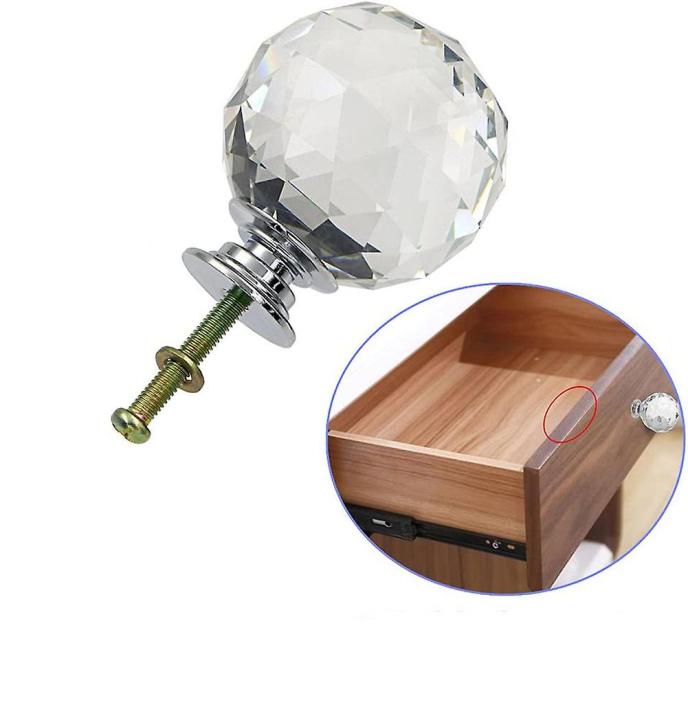 30mm%20Diamond%20Crystal%20Glass%20Drawer%20Knobs%20for%20Kitchen%20Cabinet%20Cupboard,1/6/8/10/20Pcs,High-gloss,%20Pack%20Of%202,%204,10%20And%2020%20-%20Image%205