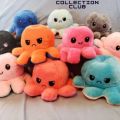 Reversible Octopus Plush (Big Size), Adorable, Soft Cotton Soft, Double Sided Gift for Kids, Emotional FlapReversible Octopus Doll Doublesided reversible octopus toys Octopus Plush Toy Flipped octupus stuffed toy for Kids. 