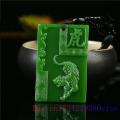 Chinese Zodiac Jade Pendant Necklace Women Jewelry Gifts Natural Amulet Jadeite Men Fashion Carved Green Chinese Charm. 