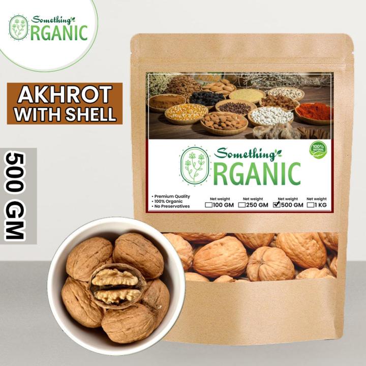 Akhrot Shell Kagzi Akhrot | Walnuts With Shell | Walnut With Soft Shell | Akroot 500 ...