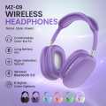 Headphones – MZ-09 Wireless Bluetooth Headphones – Foldable Over-Ear Stereo Headset with Deep Bass, FM Radio, SD Card & AUX Support | Built-in Mic | Rechargeable, Comfortable & Noise Isolation Headphones for Music, Gaming & Calls. 