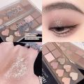 Miss Lara Love you so much 10-Colors Eyeshadow Matte Fine Glitter Eyeshadow Palette & Makeup MS-85. 