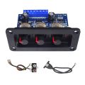 2.1 Channel Digital Amplifier Board with AUX Cable+USB Cable. 