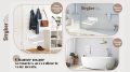 Folding Shower Seat Wall Mounted, Fold Down Shower Bench, Home Care Folding Shower Chair. 