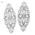 Filigree Decorative Metal Accessories Embellishments Silver Style 3. 