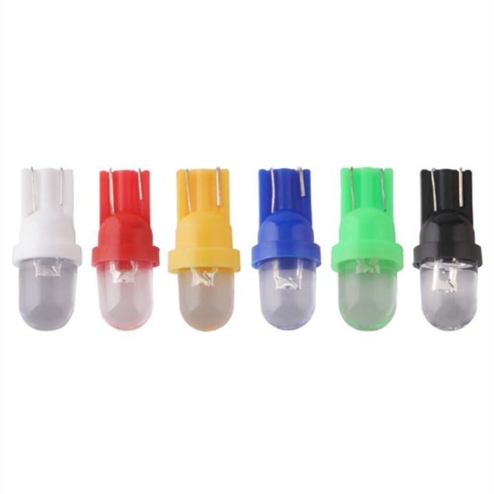 Siefrewd T3 8mm COB LED Bulb – Multicolor 12V, 0.15W, 50lm, IP65, For Car Dash/Speedometer