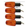 Pack of 4 Full flexible bike indicator unbreakable for all 70cc bikes ( 2013 and onwards models). 