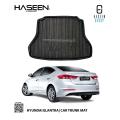 HYUNDAI ELENTRA TRUNK MAT DIAMOND EVA TRUNK MAT SERIES GENIUN FITTING CARPET MATS BLACK ANTI SLIP MAT SILICON MATS RUBBER MAT TRANSPARANT MAT CAR MAT UNIVERSAL MAT TRAY MAT TRUNK MAT DIGGI MAT 3PC MAT 5PC MAT EMBRIODRY MAT LUXURY MAT 7D MATERIAL MAT. 