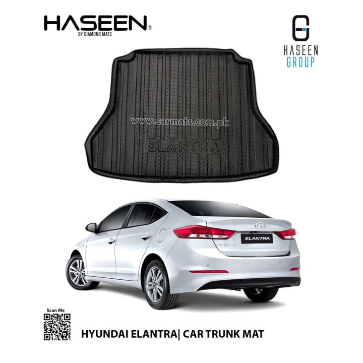HYUNDAI ELENTRA TRUNK MAT DIAMOND EVA TRUNK MAT SERIES GENIUN FITTING CARPET MATS BLACK ANTI SLIP MAT SILICON MATS RUBBER MAT TRANSPARANT MAT CAR MAT UNIVERSAL MAT TRAY MAT TRUNK MAT DIGGI MAT 3PC MAT 5PC MAT EMBRIODRY MAT LUXURY MAT 7D MATERIAL MAT