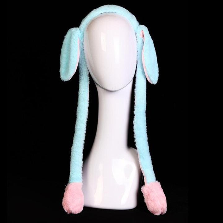 %E3%80%90Happier%E3%80%91%20Cute%20Rabbit%20Ears%20Headband%20Moving%20Ears%20Airbag%20Bunny%20Hat%20Kids%20Plush%20Toys%20Women%20Girls%20Cosplay%20Decoration%20Headwear%20Hair%20Accessories%20-%20Image%202
