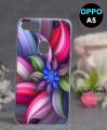 Oppo A5 Bcak Cover - Floral Cover. 