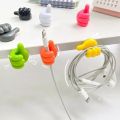 5pcs Silicone Thumb Hooks Cable Clip Holder Wire Management Cable Organizer Clips Multi-Function. 