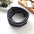 Winter Snood scarf For Children Baby Warm Cotton Double Layer Neck Scarf Stripe Warmer Children's scarf Bebe Neck Scarves. 