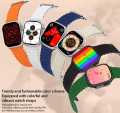 Y99 Ultra Smart Watch Multi Bands with 10+1 strap and watch case 2.05 inch 200mah smart watch for men and women gift. 