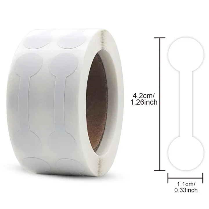 Rings in the applicable sticker blank white self label jewelry small ...