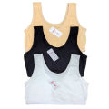 Pack 3 Soft Cotton Camisole/Half Body Teenage Training Bra/vest/Inner Wear/BDs/Sports Bra/Tanks For Beginners Kid Girls - For 7 to 10 Yrs. 