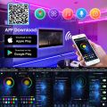 Vocoal LED Strip Lights RGB LED Lights String Lighting Flexible Strip Light Bluetooth APP Music Control Lamp Outdoor IP65 Waterproof Indoor Hotel TV Background Christmas Home Party Birthday Decoration 2M/5M. 