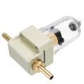 New Universal Engine Oil Catch Tank Reservoir Can Filter Replacement w/ 2 Connector Tube 6 mm. 