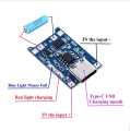 TP4056 Type-C / Micro-USB 5V 1A 18650 Lithium Battery Charger Module | Li-ion Charging Module with Dual Protection Function | Original Module. 
