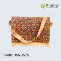 Jute Bag, Laptop Bag, Soft Handles, with Laminated Interior, Generous Capacity I FLAIRE. 