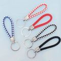 Fashion Keychain Pack of 5 PU Leather Key Chain Braided Woven Rope Key rings Bag Keyring Car keyrings Men Women Keychains Fancy Keyring Key Chain for Bag. 