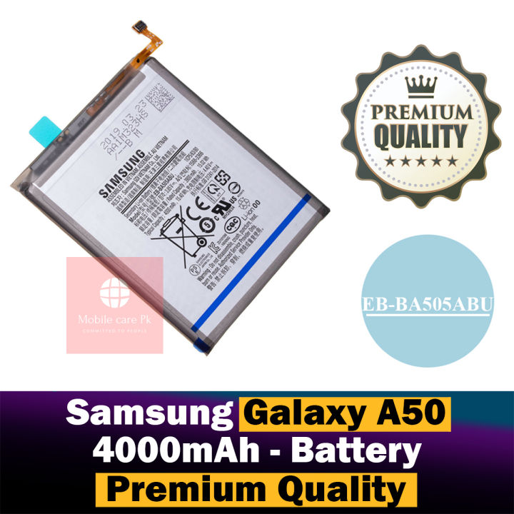 Samsung Galaxy A50 Battery EB-BA505ABU Replacement Premium Quality 4000mah Battery For Samsung Galaxy A50