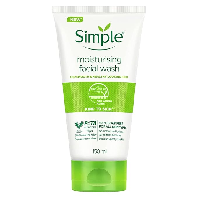 Simple Kind To Skin Moisturising Facial Wash, 150 ml