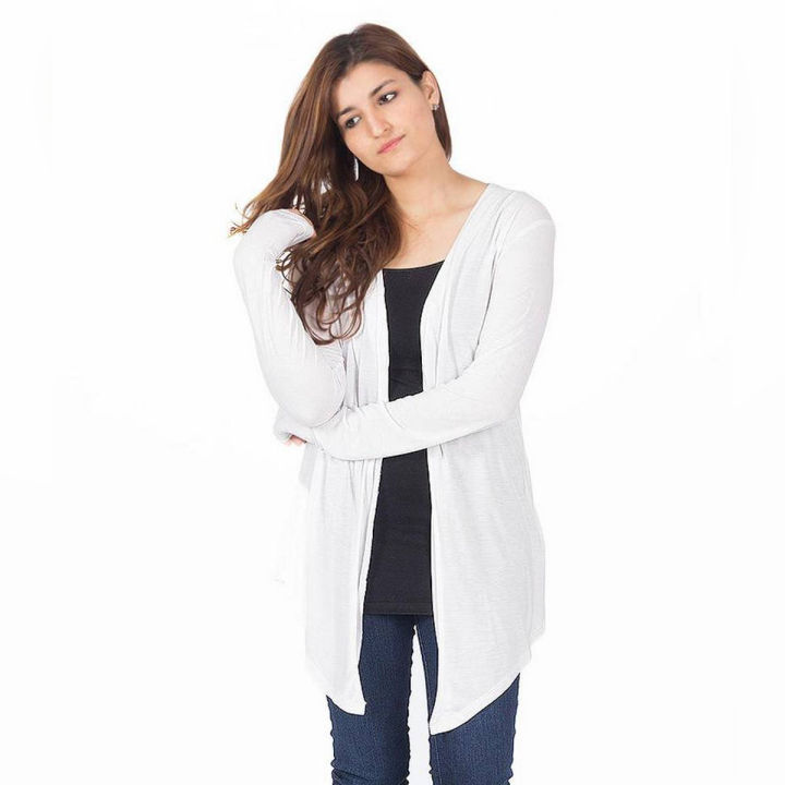 Xeesh Collection White Cocktail Short Shrug XE-121-WHT