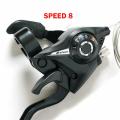 1 Pc/Pair St-Ef51 Gear Shifter/Brake Lever 3/7/8 Speed Or Set Black V-Brake For Shimano. 