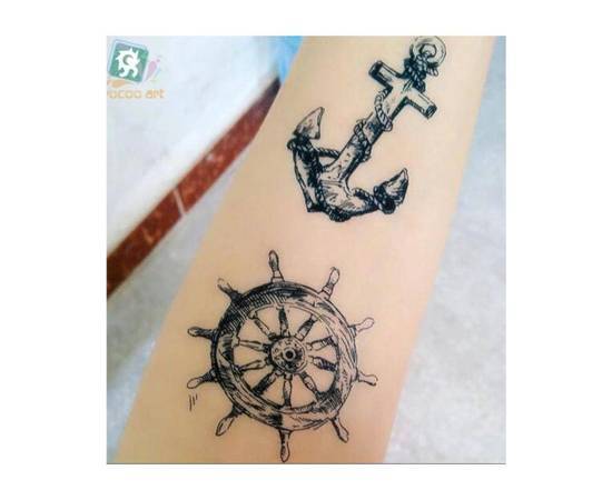 Anchor%20Rudder%20Design%20Flash%20Tattoo%20Body%20Art%20Temporary%20Tattoo%20Sticker%20-%20Image%202